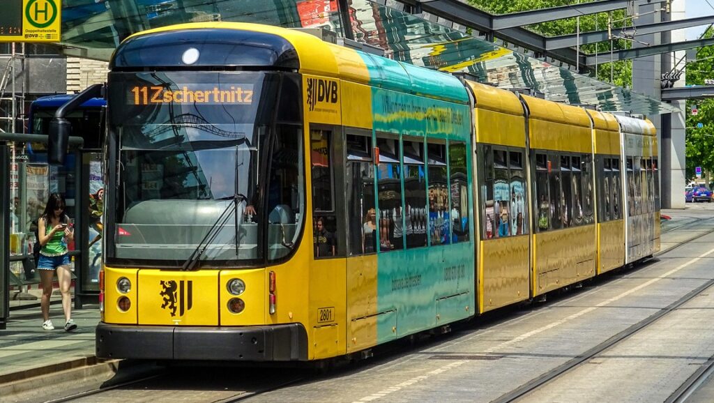 Straßenbahn in Dresden